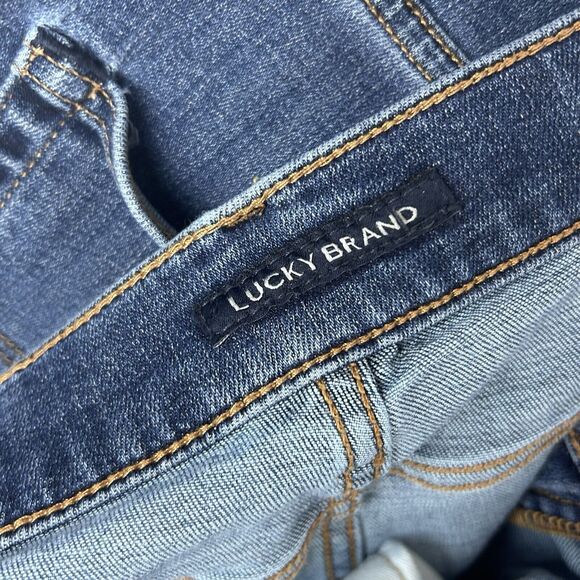 Lucky Brand Mens 410 Straight Fit Athletic Straight Fit Medium Blue 38x32 - Picture 9 of 12